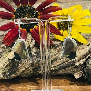 Apache Pyrite 925 Sterling Silver Earrings